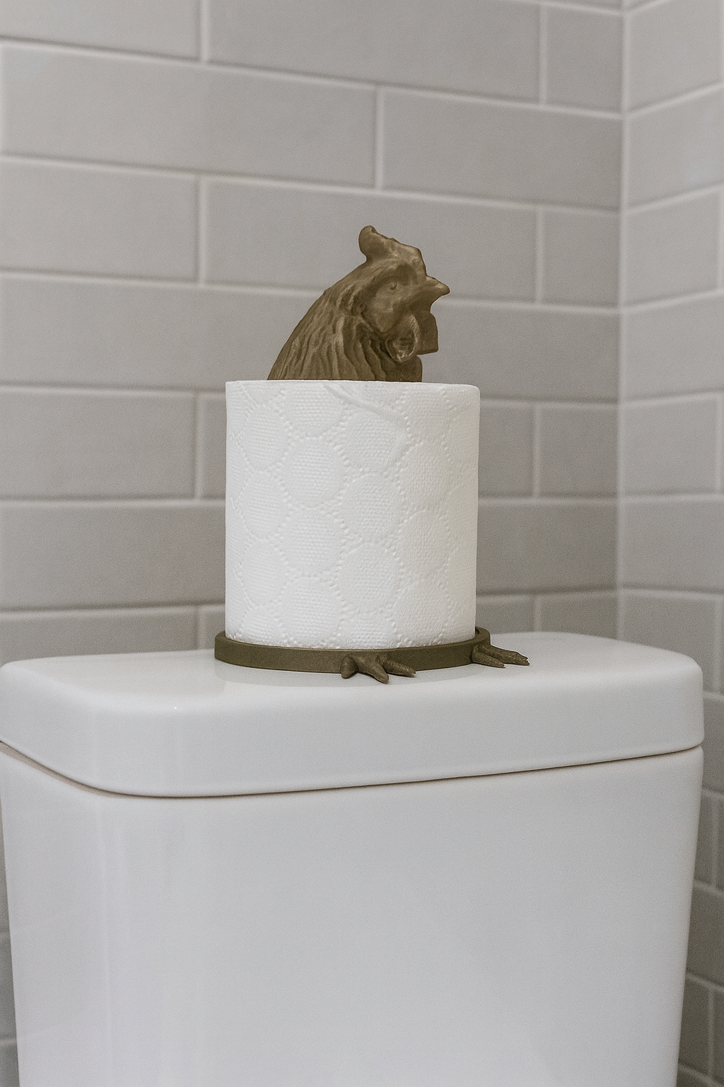 Chicken Toilet Roll Holder
