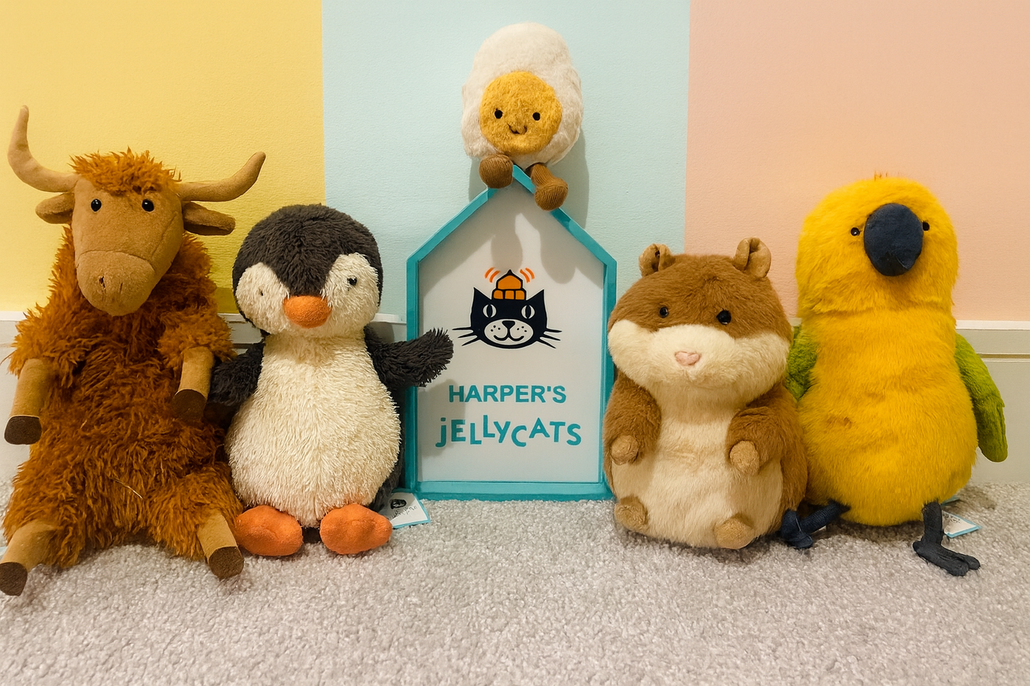 Personalised Jellycat Sign