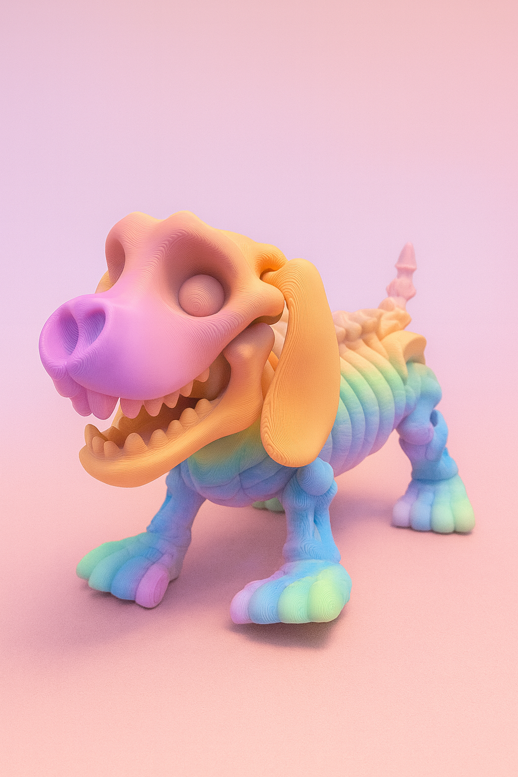 Articulated Skeleton Dachshund Puppy