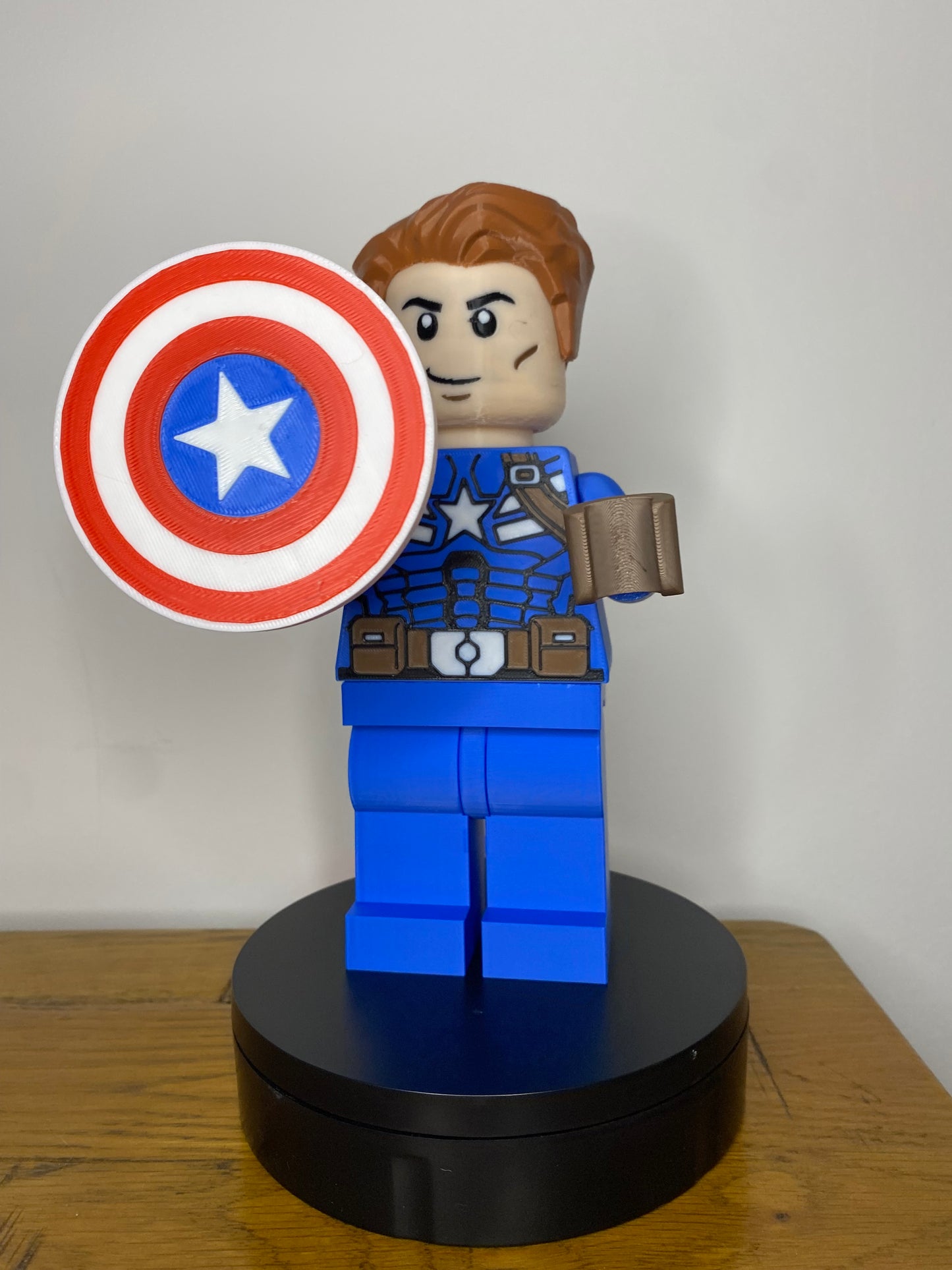 Big Brick Inspired Giant Captain America