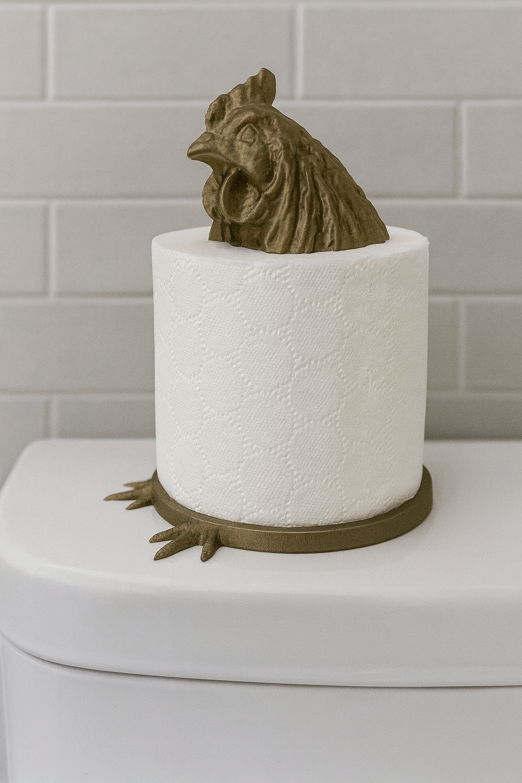 Chicken Toilet Roll Holder