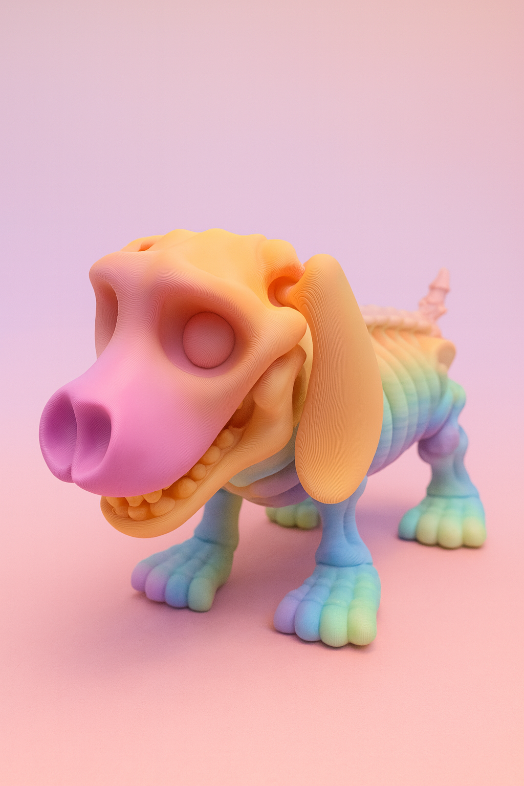 Articulated Skeleton Dachshund Puppy