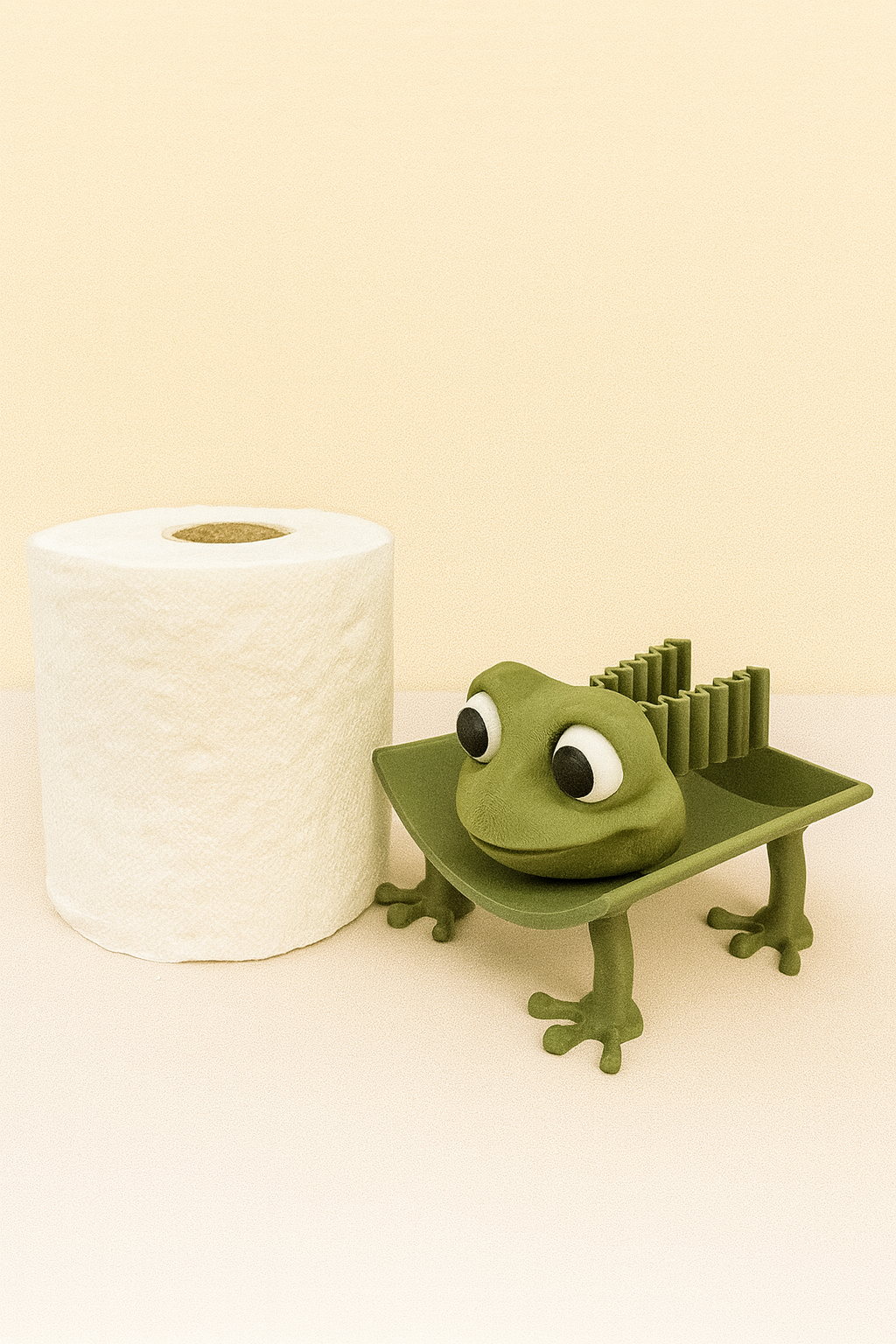 Frog Toilet Roll Stand