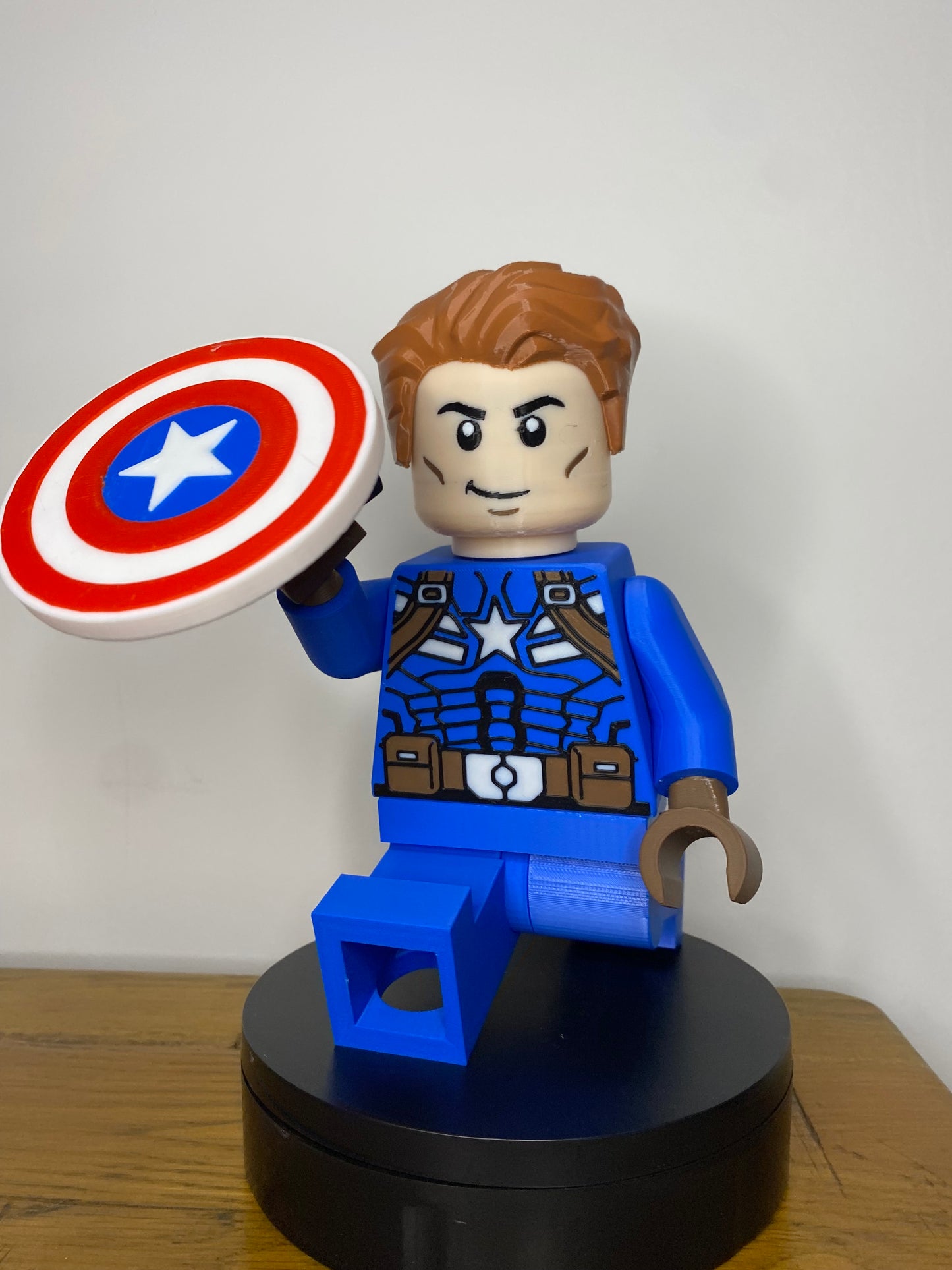 Big Brick Inspired Giant Captain America