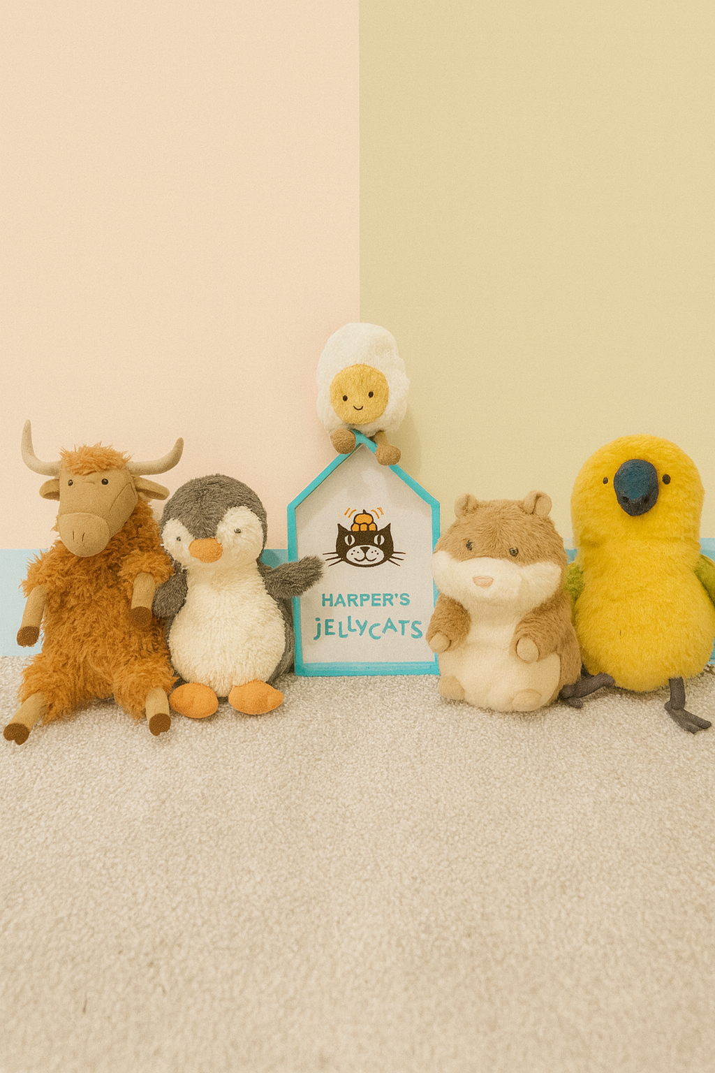 Personalised Jellycat Sign