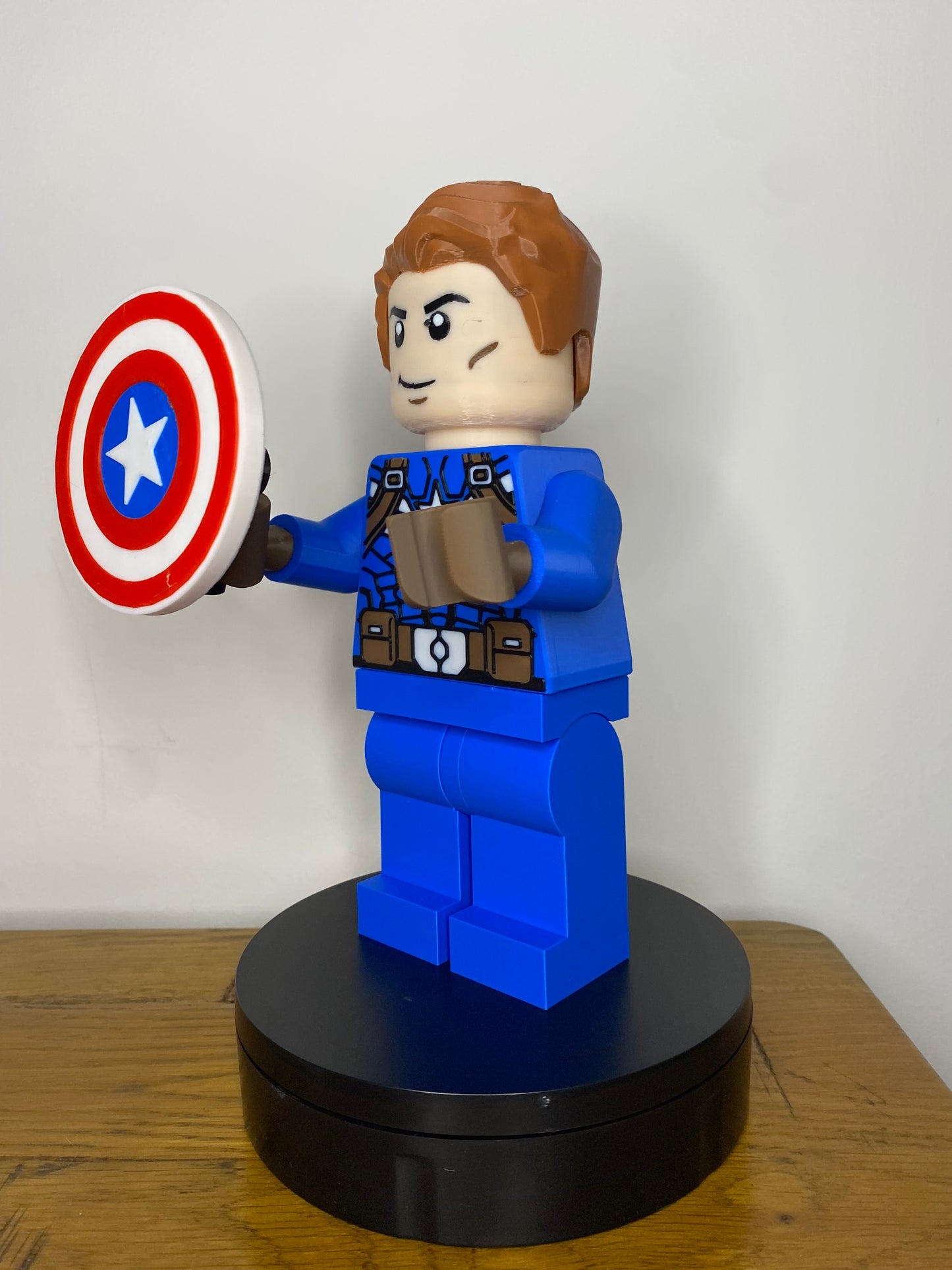 Big Brick Inspired Giant Captain America