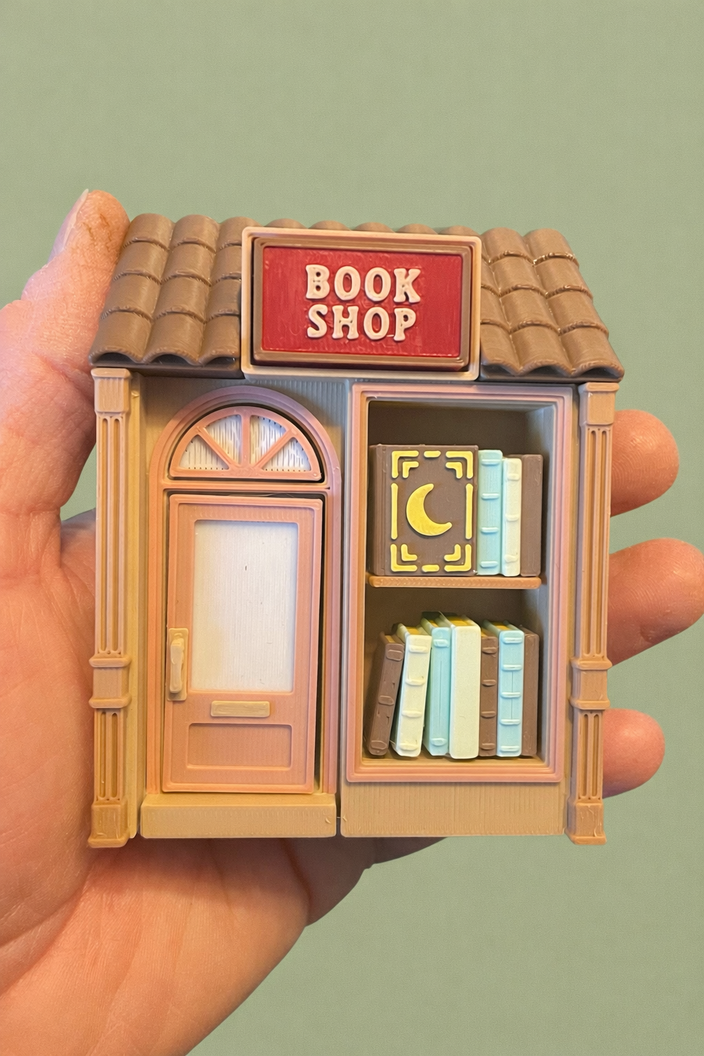 Personalised Book Shop Book Nook Clicker Fidget Toy