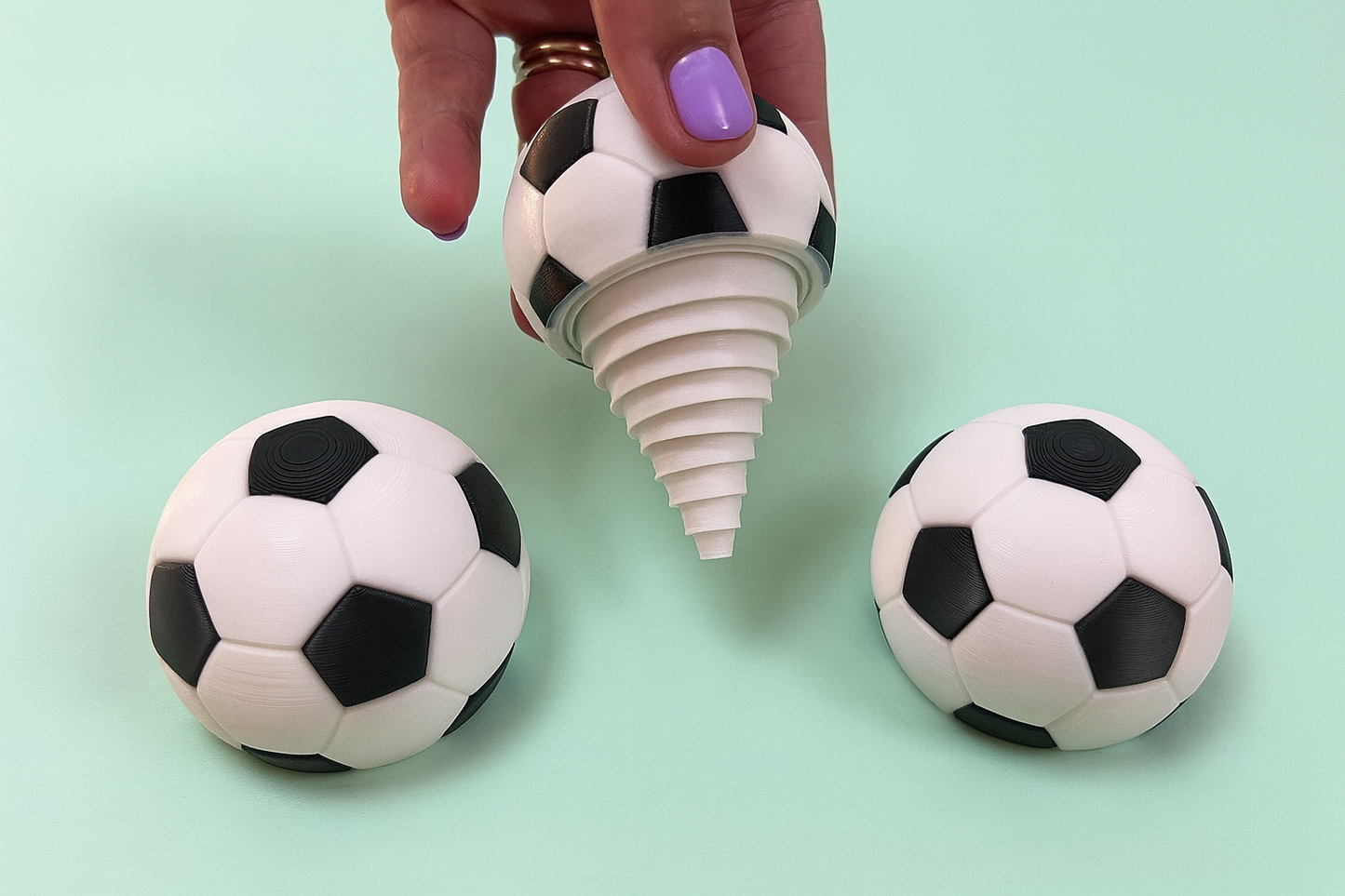Pop-Up 3D Printed Football ⚽️✨