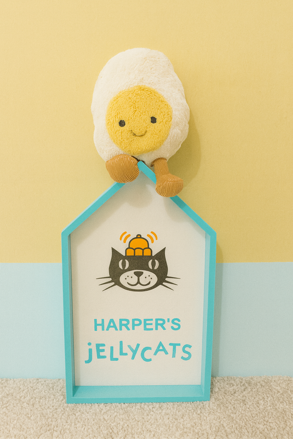 Personalised Jellycat Sign