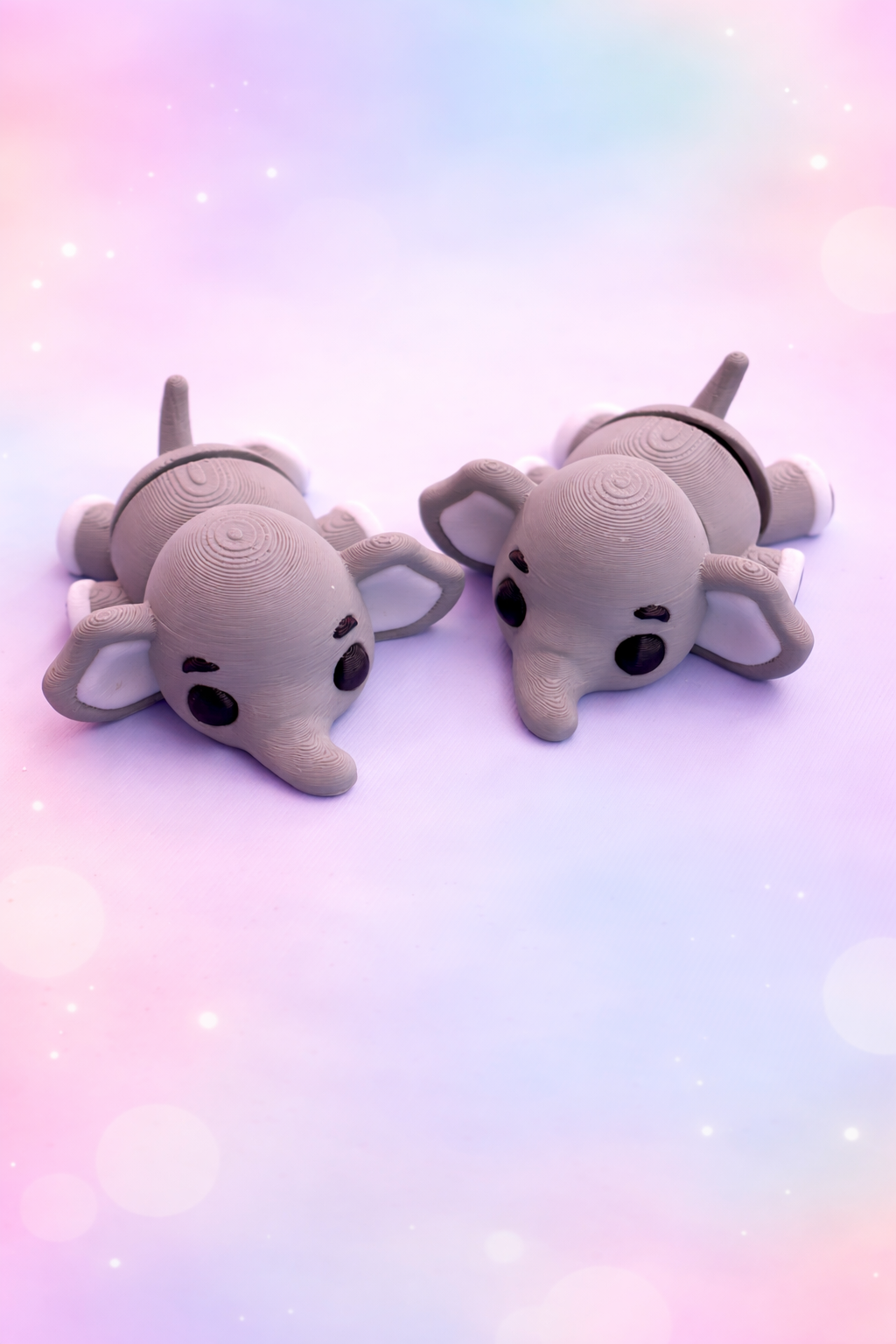 WIGGLERZ Ellie the Elephant 🐘 Fidget Toy – Articulated Sensory Desk Toy for ADHD, Anxiety & Stress Relief