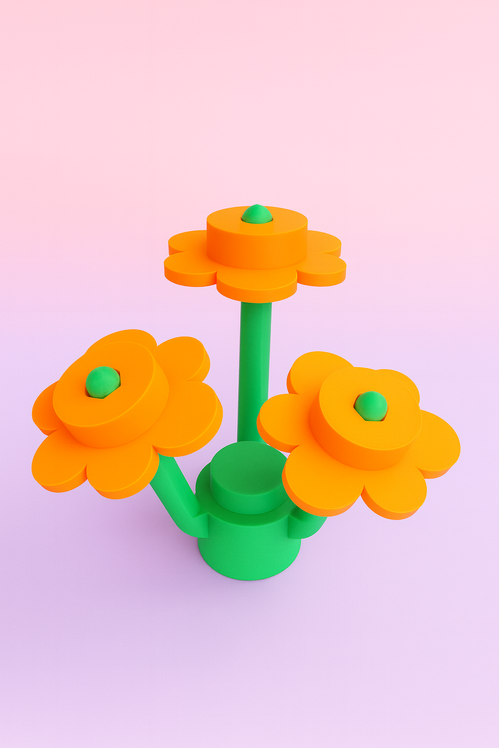 Giant Big Brick Style Flowers - Small