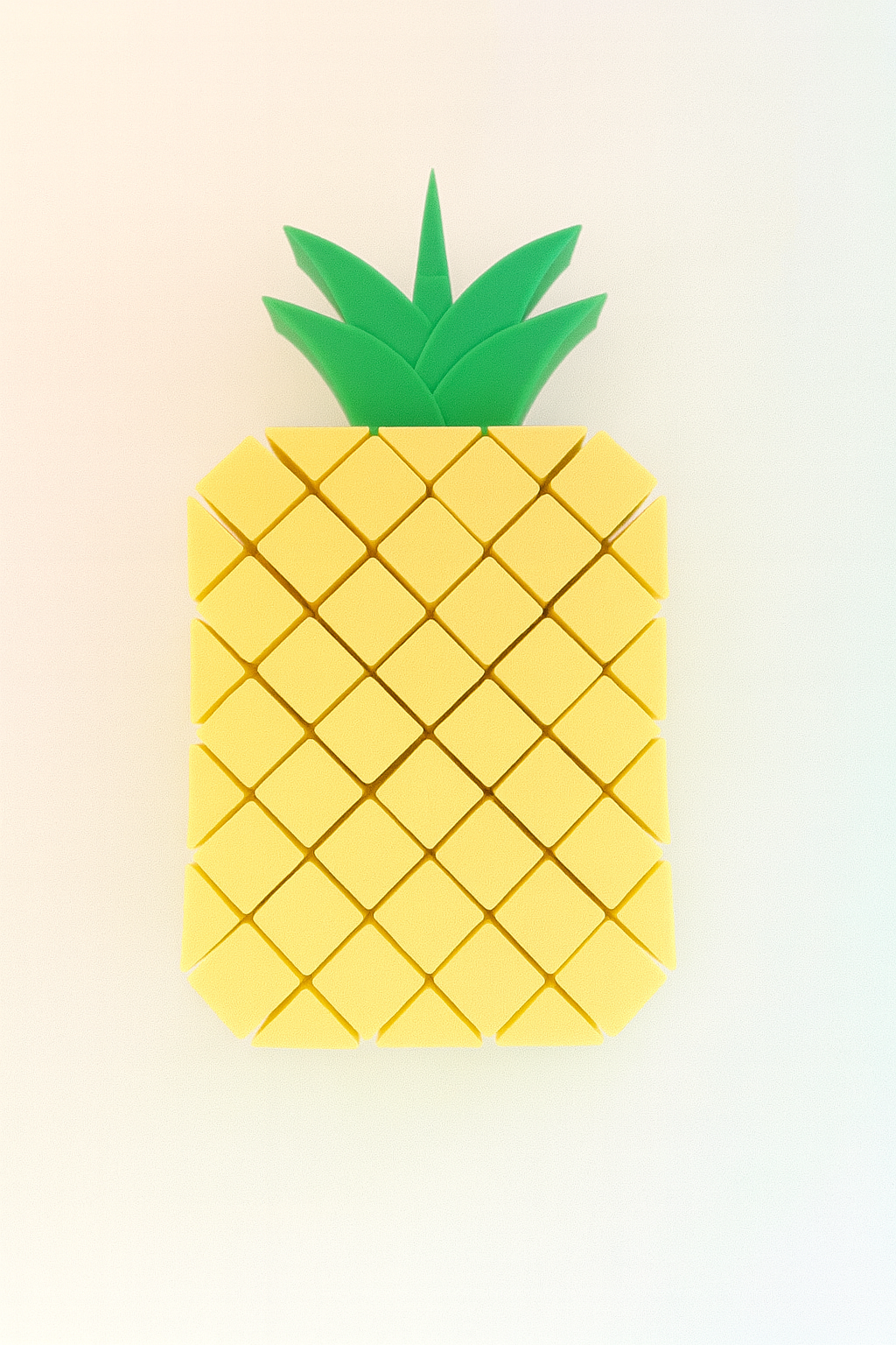 Pixel Pineapple - 3D Printed Transforming Fidget Toy