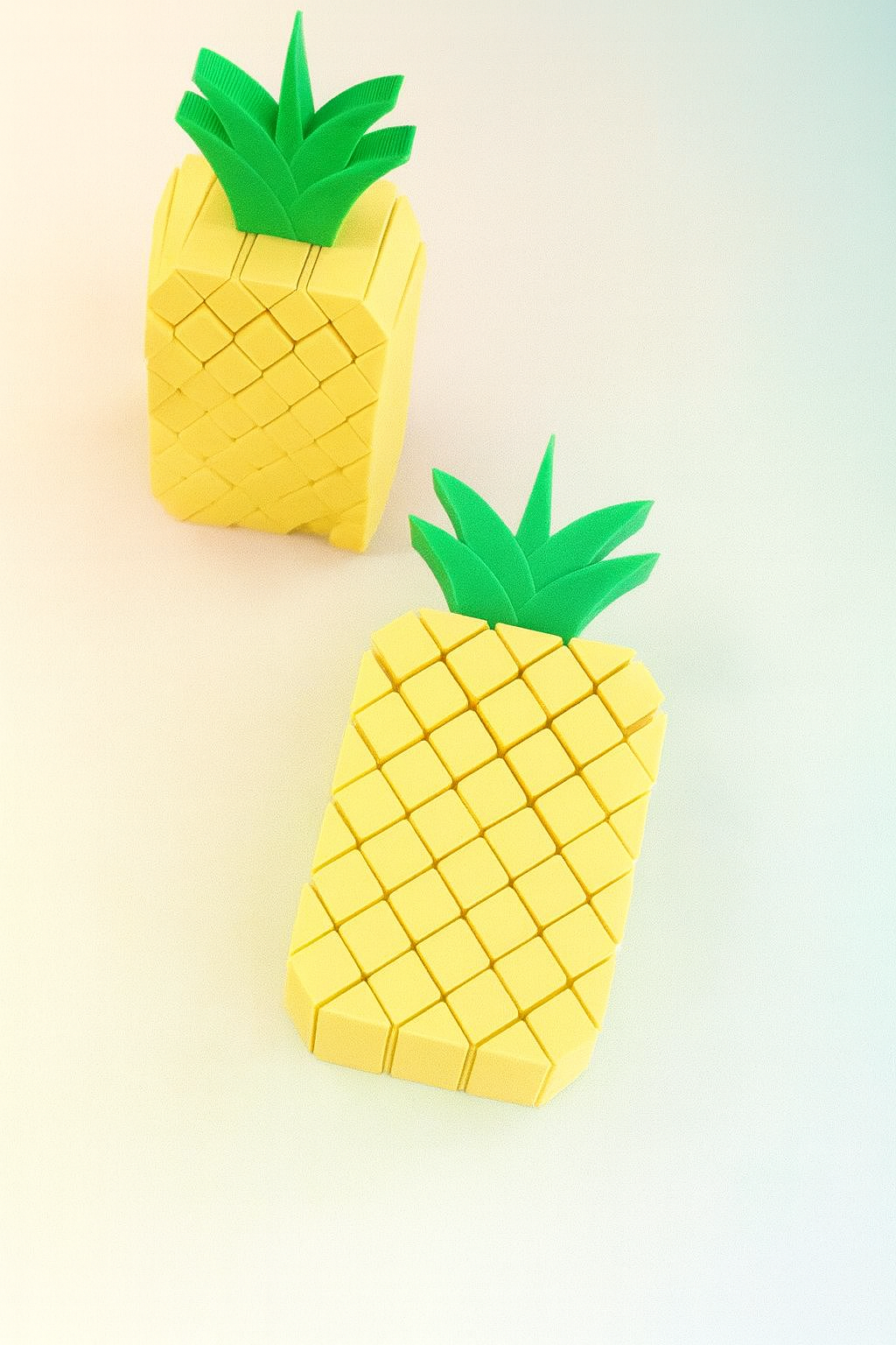 Pixel Pineapple - 3D Printed Transforming Fidget Toy