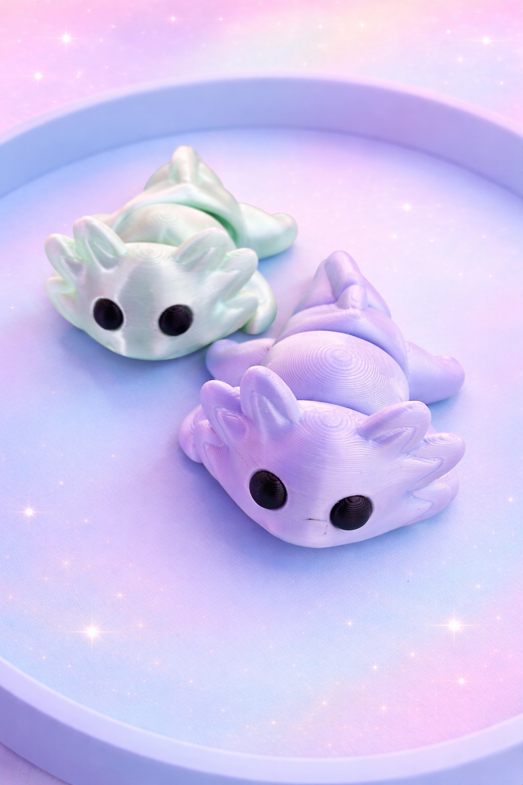 WIGGLERZ Angel the Axolotl Fidget Toy – Articulated Sensory Desk Toy for ADHD, Anxiety & Stress Relief
