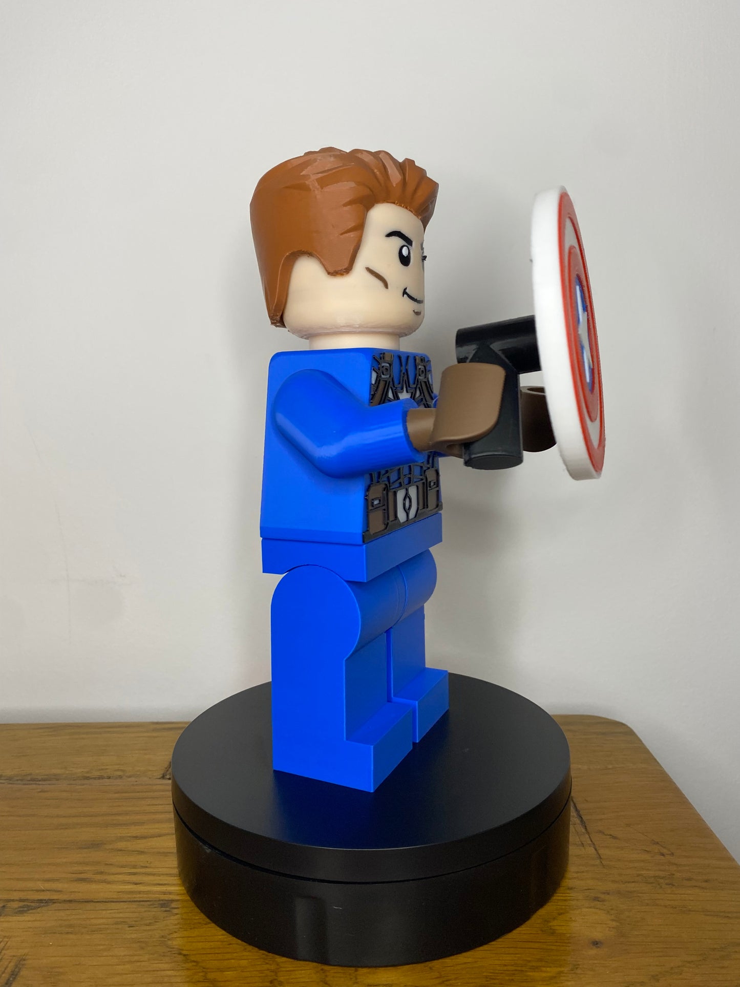 Big Brick Inspired Giant Captain America