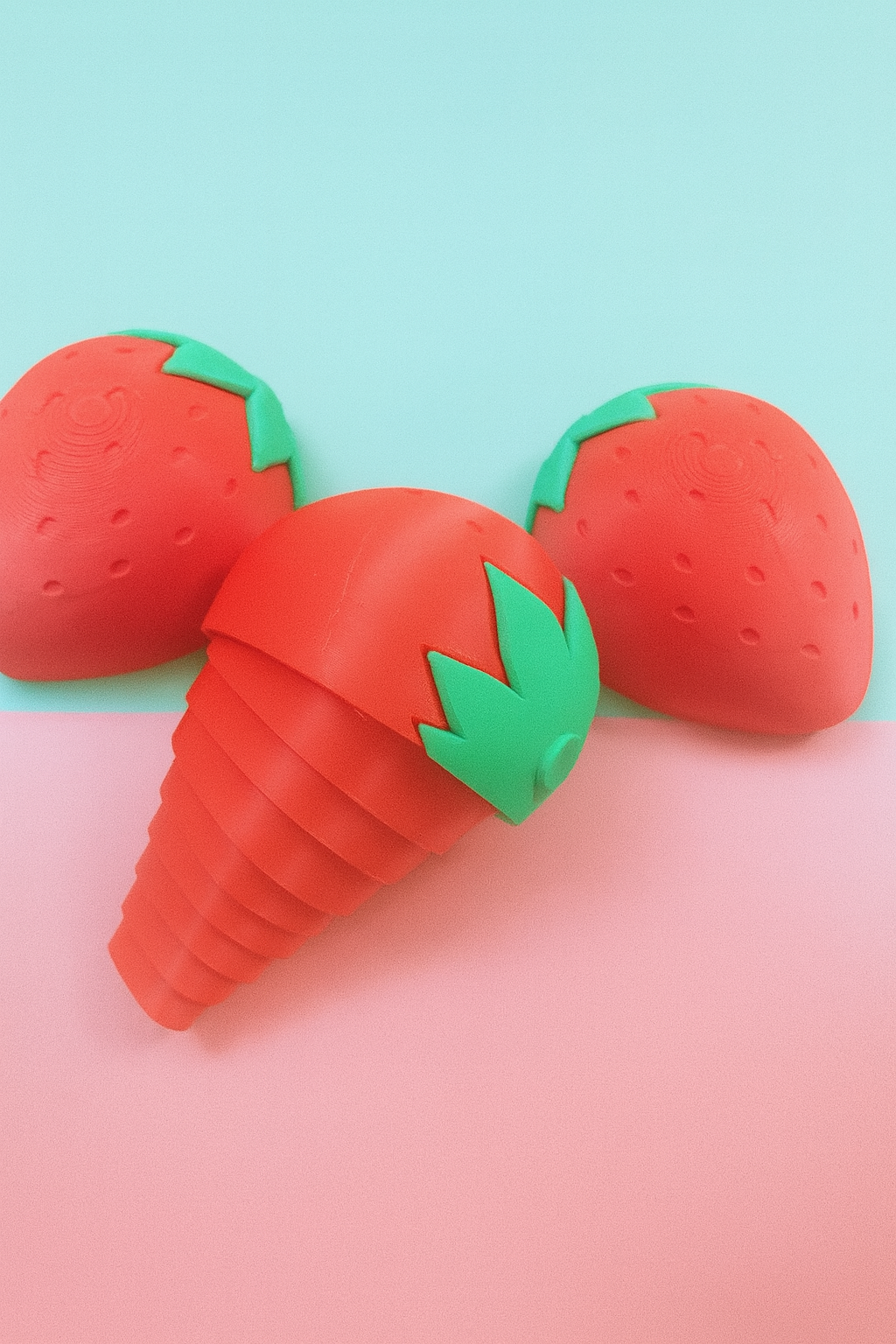 Layered Strawberry Fidget toy