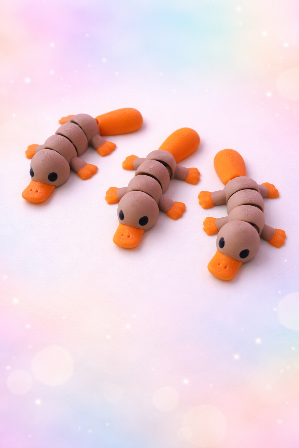 WIGGLERZ Peter the Platypus Fidget Toy – Articulated Sensory Desk Toy for ADHD, Anxiety & Stress Relief