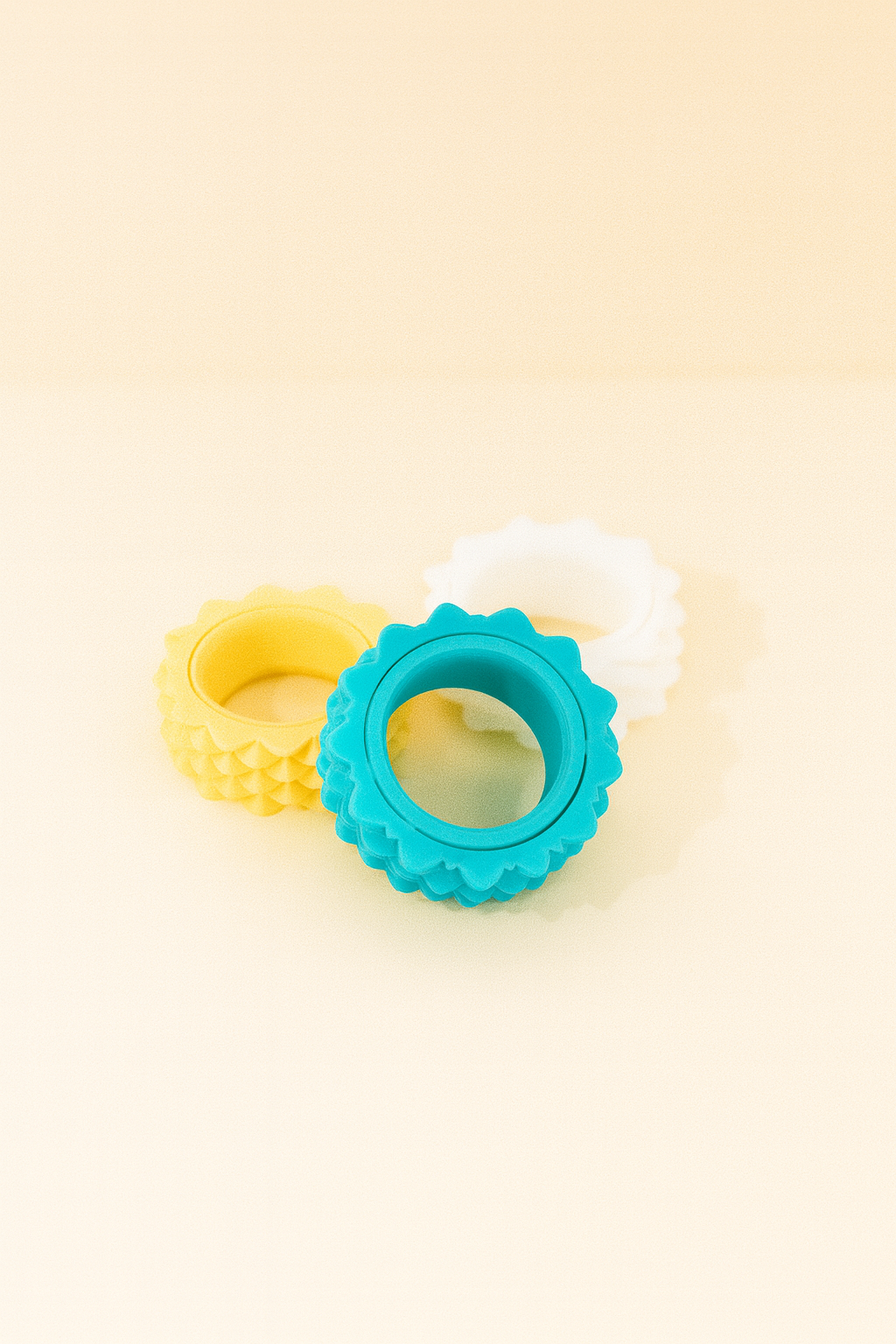 3D Printed High Stim Spikz Fidget Ring