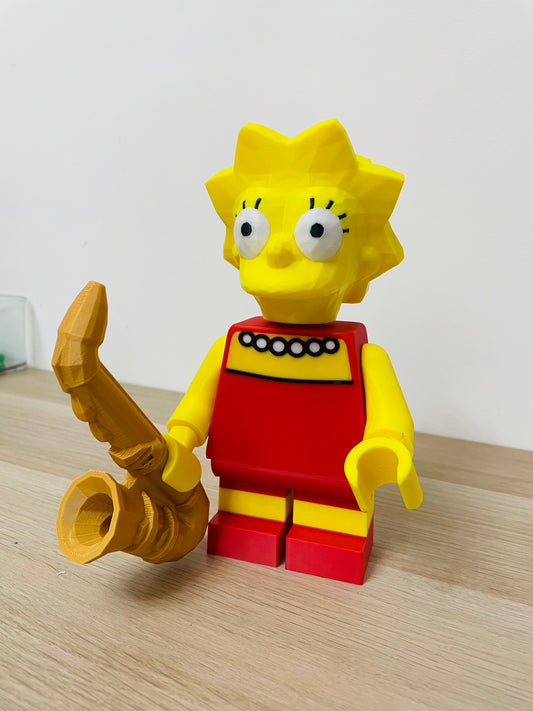 Big Brick Inspired Giant Lisa Simpson