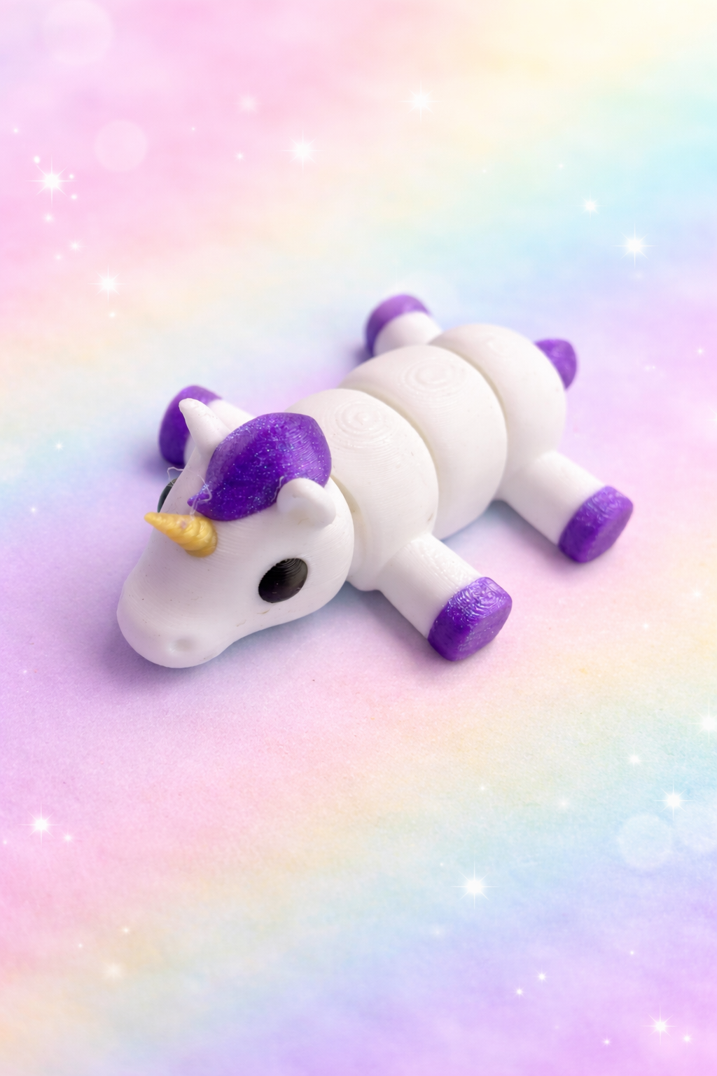 WIGGLERZ Ursula the Unicorn 🦄 Fidget Toy – Articulated Sensory Desk Toy for ADHD, Anxiety & Stress Relief