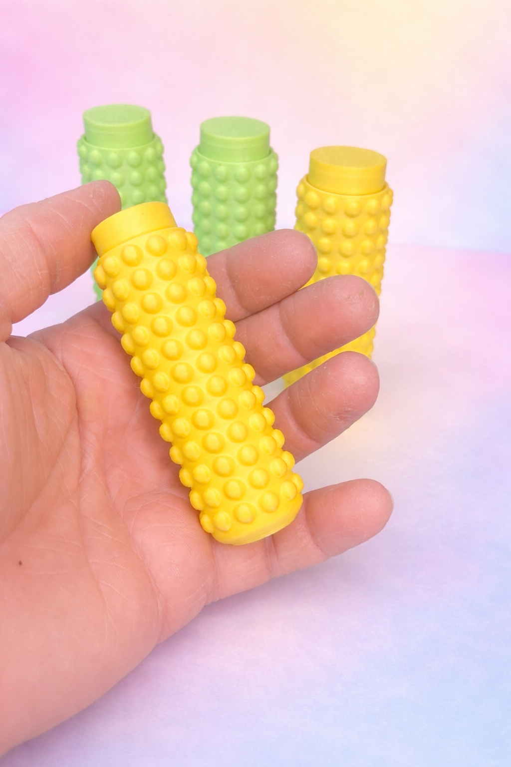 Low Spiked Pain Stim with added Clicker Fidget Toy