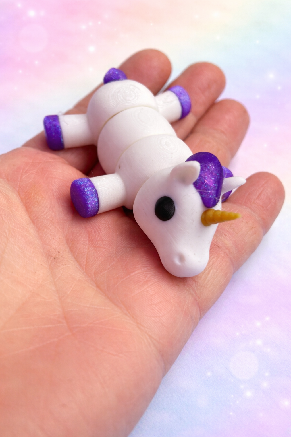 WIGGLERZ Ursula the Unicorn 🦄 Fidget Toy – Articulated Sensory Desk Toy for ADHD, Anxiety & Stress Relief
