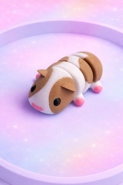 WIGGLERZ Gary the Guinea Pig 🐹 Fidget Toy – Articulated Sensory Desk Toy for ADHD, Anxiety & Stress Relief