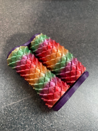 ✨ 3D Printed Dragon Scale Sensory Hand Roller – Strong Tactile Fidget & Deep Pressure Stim Tool ✨
