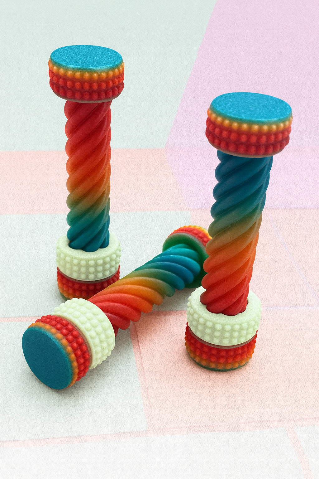 Fidget Tlll Tall Twisty Fidget Bolt – Fidgetopia-UK