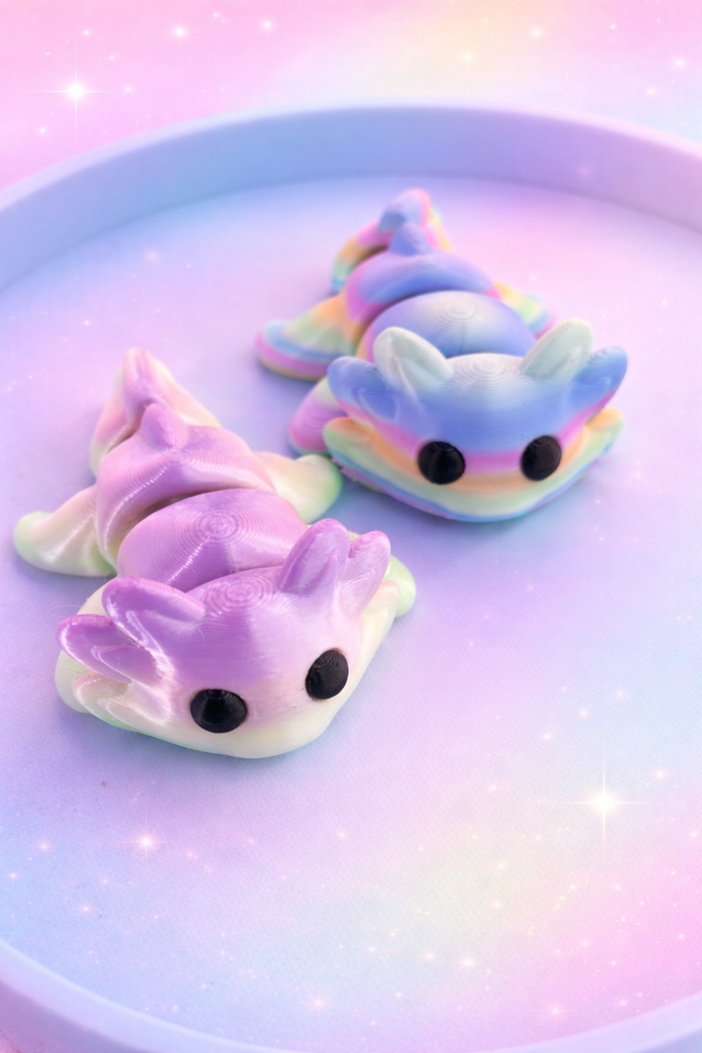WIGGLERZ Angel the Axolotl Fidget Toy – Articulated Sensory Desk Toy for ADHD, Anxiety & Stress Relief