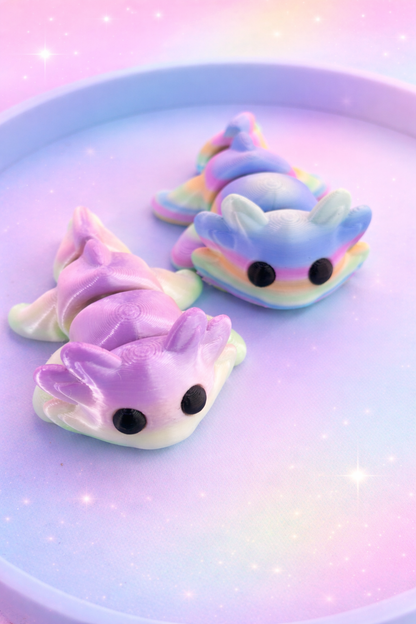 WIGGLERZ Angel the Axolotl Fidget Toy – Articulated Sensory Desk Toy for ADHD, Anxiety & Stress Relief