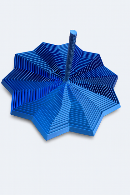 3D-Printed Superellipse Fidget Star – Mathematical Kinetic Desk Toy