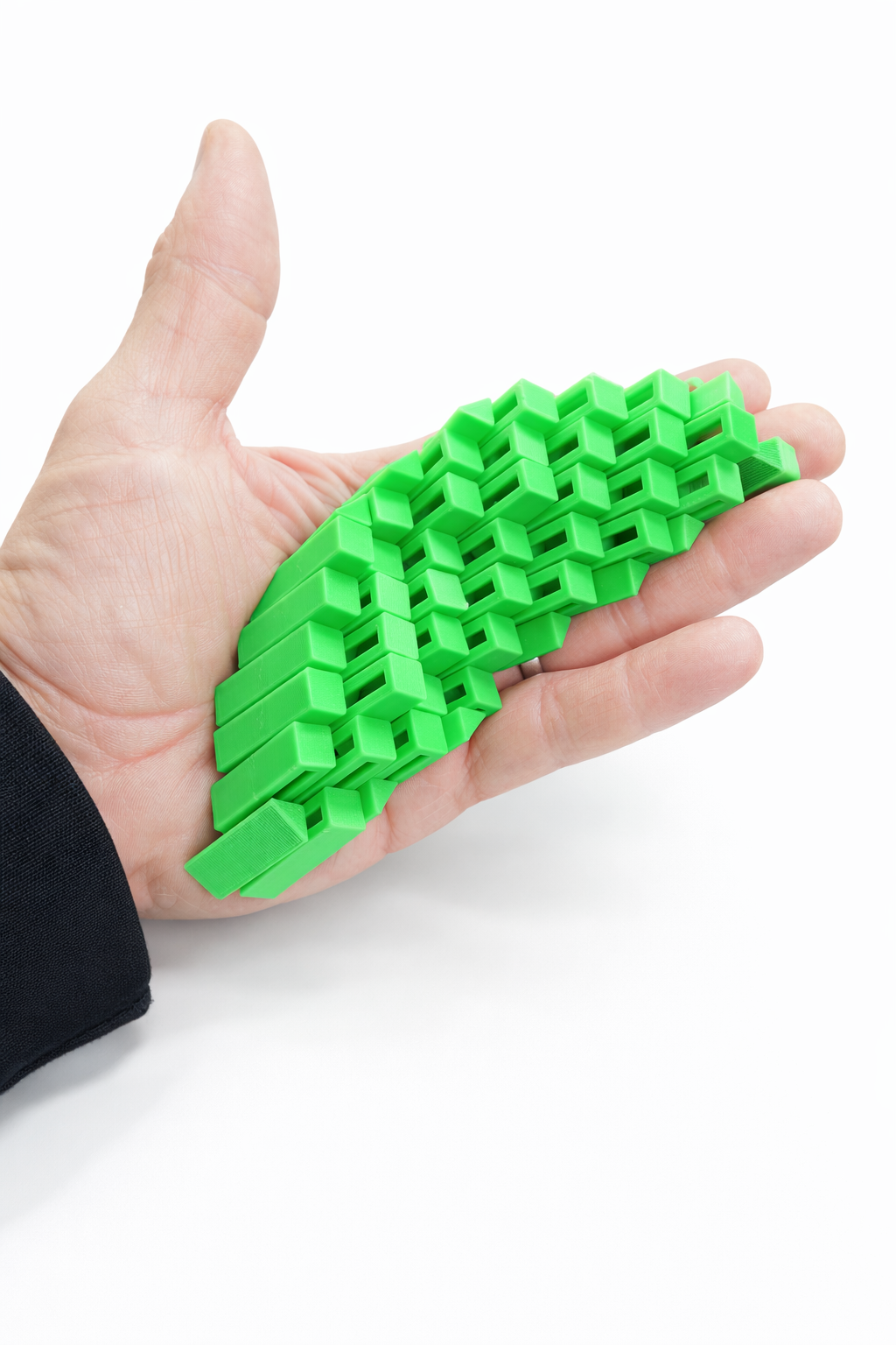 Sensory Pixel Pear - 3D Printed Transforming Fidget Toy
