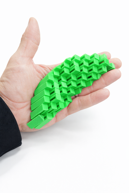Sensory Pixel Pear - 3D Printed Transforming Fidget Toy