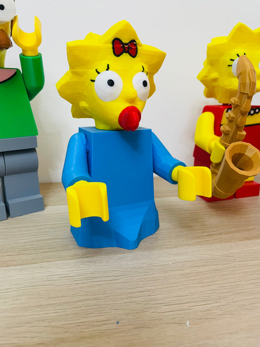 Big Brick Inspired Giant Maggie Simpson