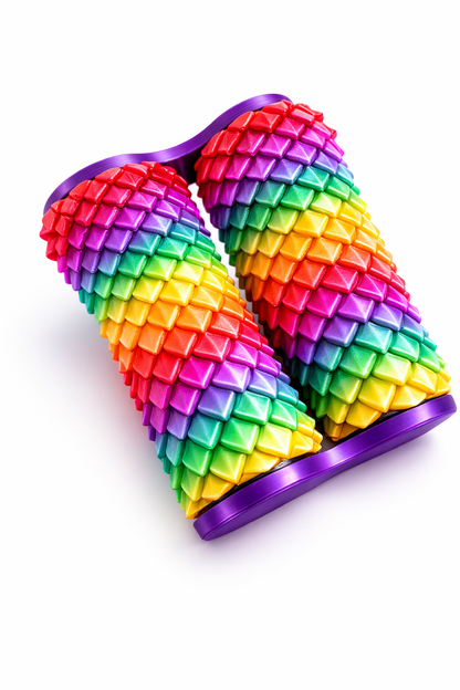 ✨ 3D Printed Dragon Scale Sensory Hand Roller – Strong Tactile Fidget & Deep Pressure Stim Tool ✨