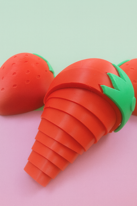 Layered Strawberry Fidget toy