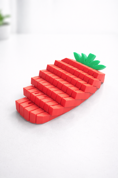 Sensory Pixel Strawberry 🍓- 3D Printed Transforming Fidget Toy