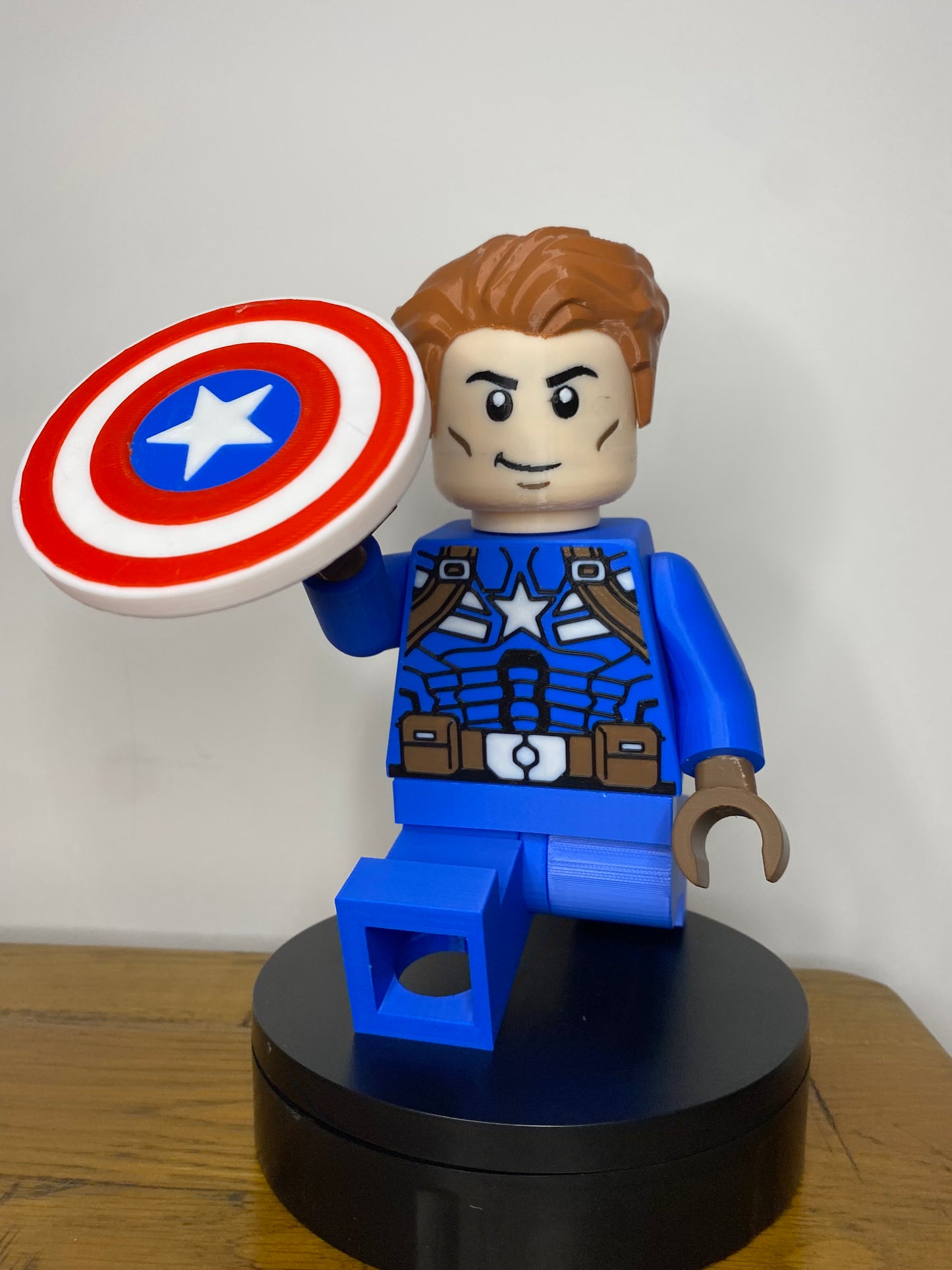 Big Brick Inspired Giant Captain America