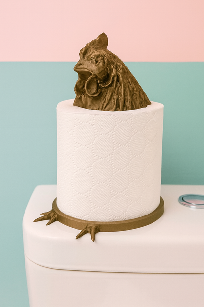 Chicken Toilet Roll Holder