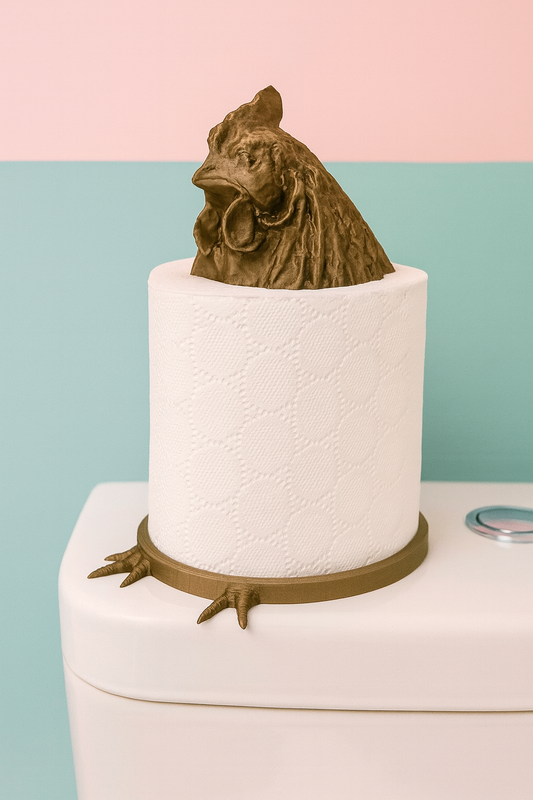 Chicken Toilet Roll Holder