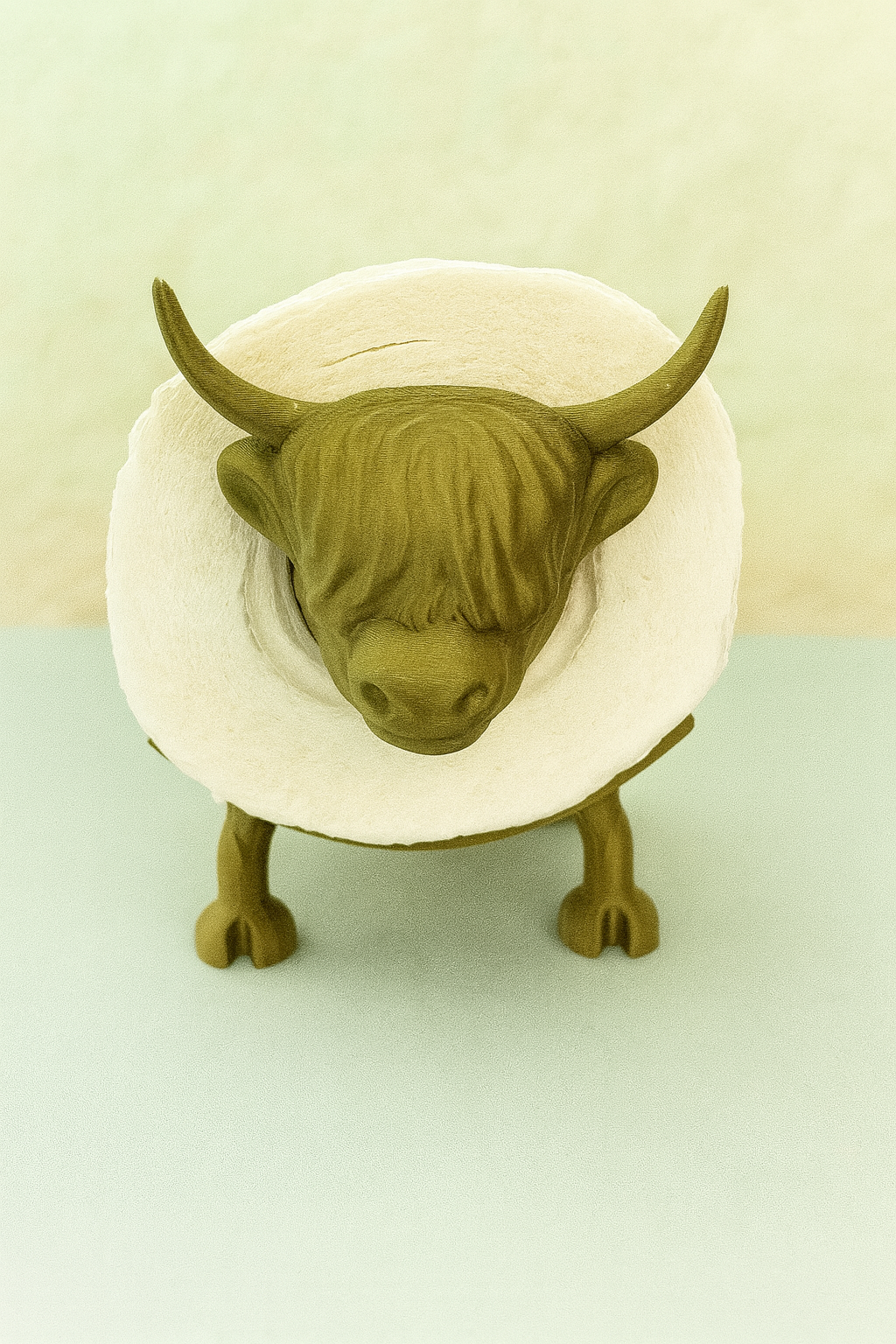Highland Cow Toilet Roll Stand