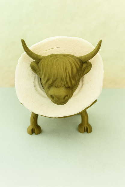 Highland Cow Toilet Roll Stand