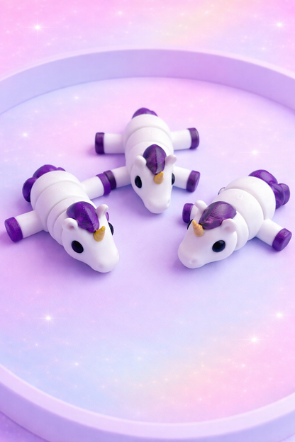 WIGGLERZ Ursula the Unicorn 🦄 Fidget Toy – Articulated Sensory Desk Toy for ADHD, Anxiety & Stress Relief