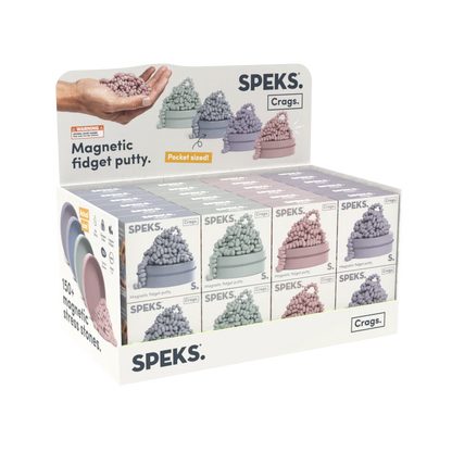 Speks Crags Mini (150+) Magnetic "Putty" - Slate Adult Fidget Stress-Relief