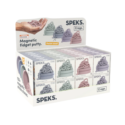 Speks Crags Mini (150+) Magnetic "Putty" - Slate Adult Fidget Stress-Relief
