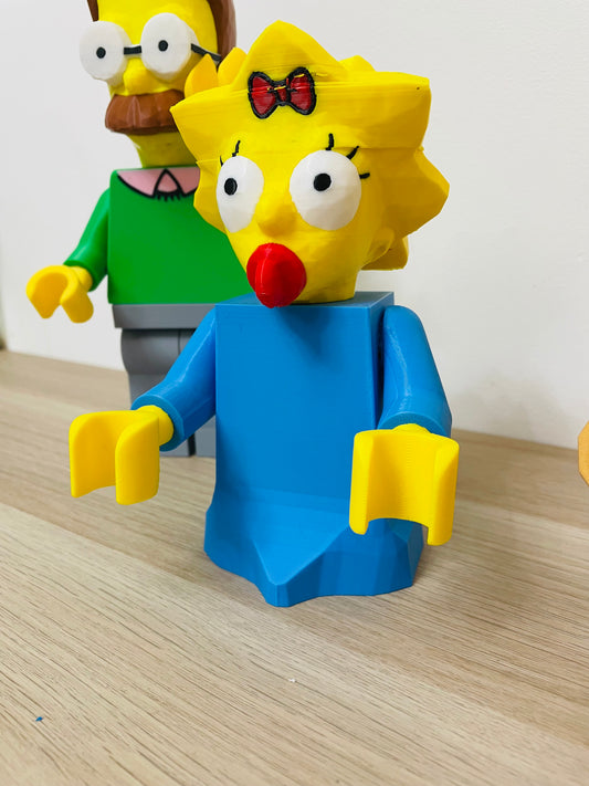 Big Brick Inspired Giant Maggie Simpson