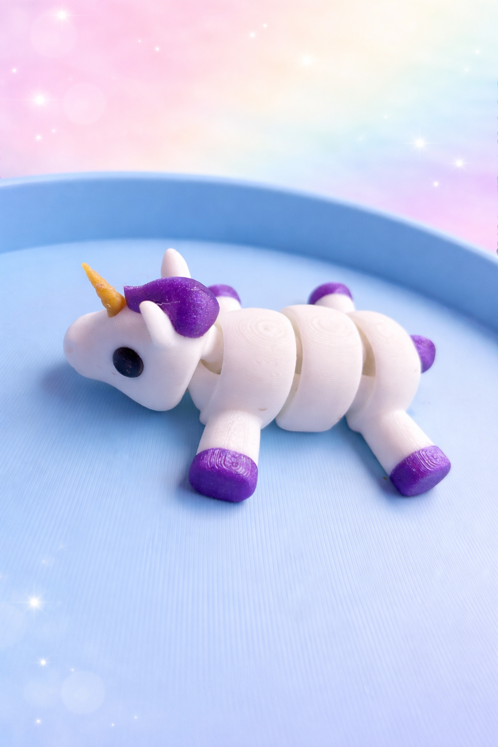 WIGGLERZ Ursula the Unicorn 🦄 Fidget Toy – Articulated Sensory Desk Toy for ADHD, Anxiety & Stress Relief