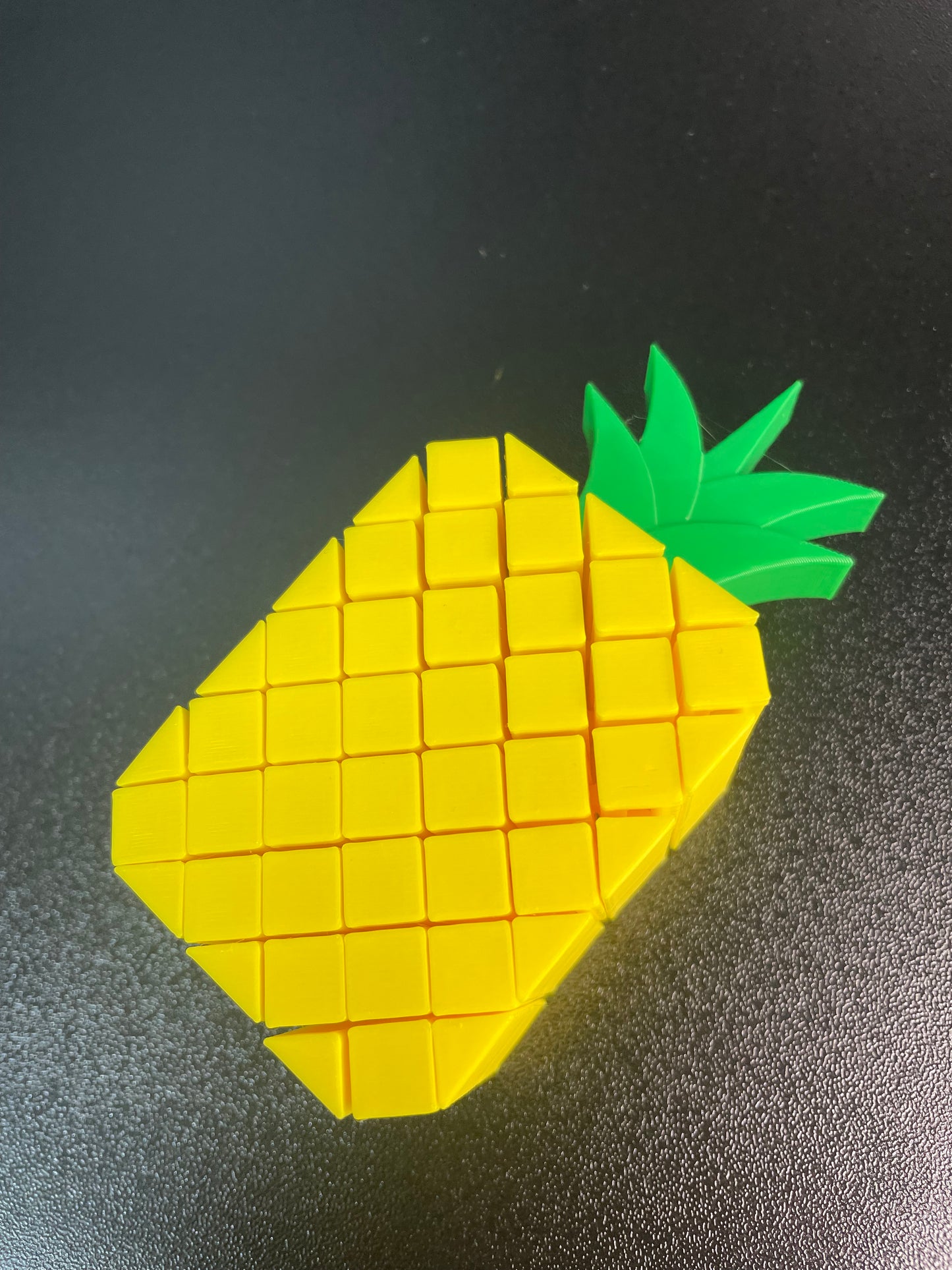 Pixel Pineapple - 3D Printed Transforming Fidget Toy