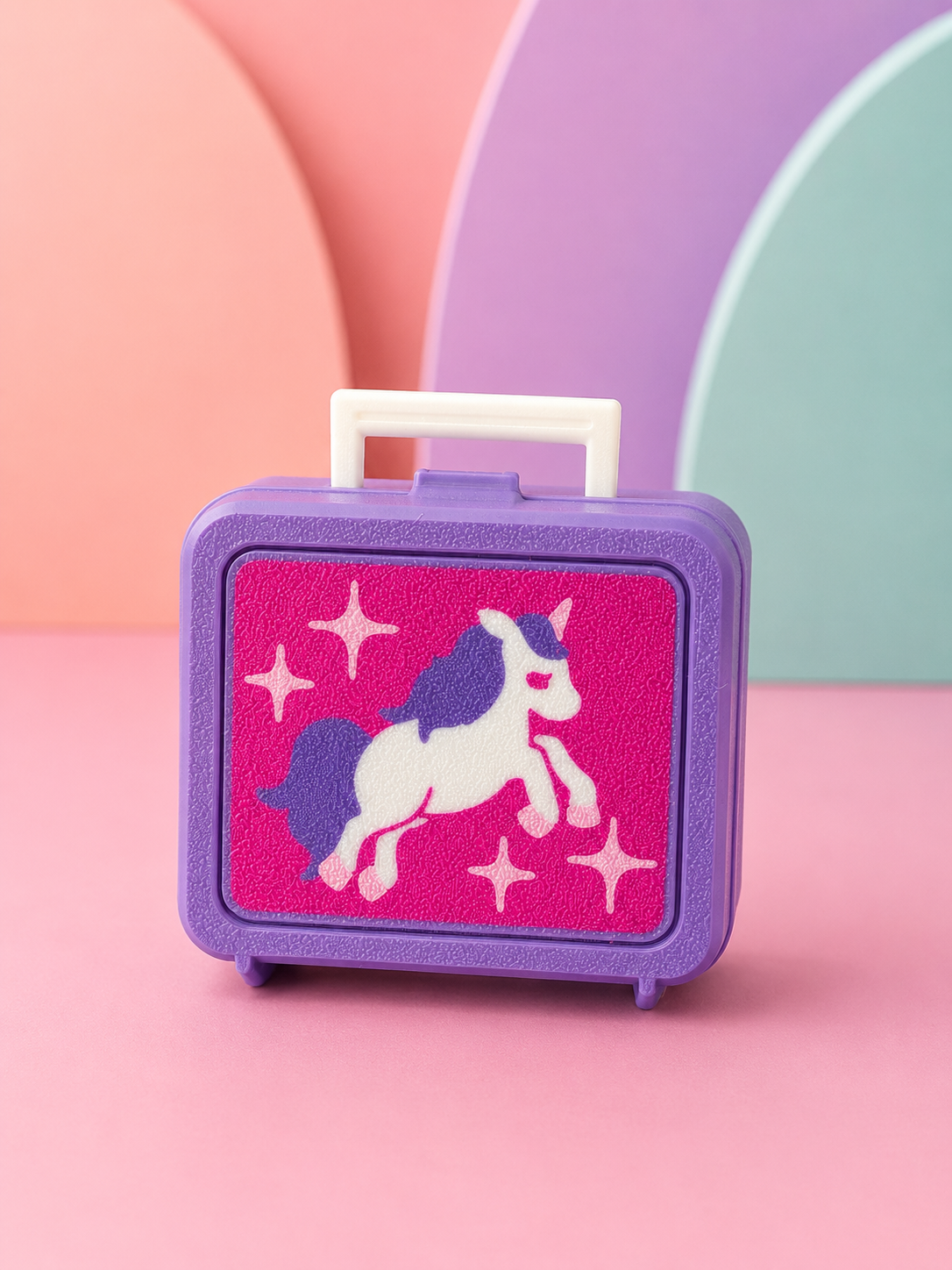 🥪 Snack’n’Stim – Retro Lunchbox Fidget - Unicorn 🦄